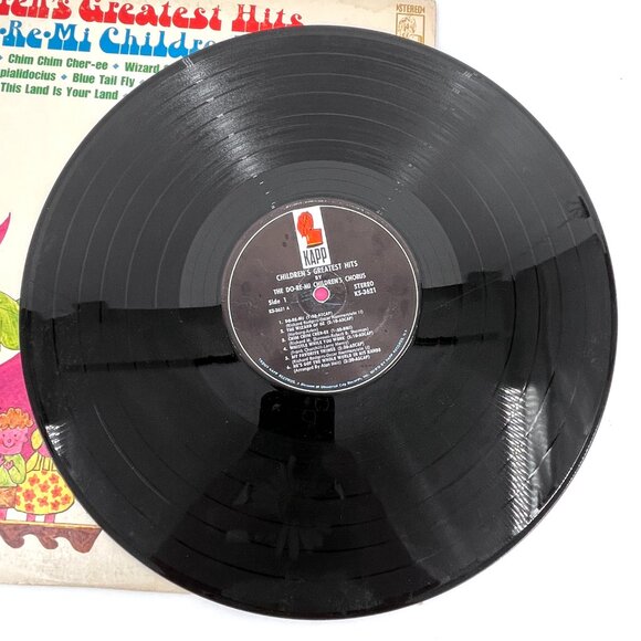The Do Re Mi Children's Chorus Children's Greatest Hits Vintage Vinyl LP KS-3621 - Picture 3 of 7